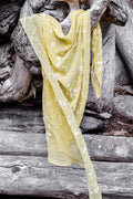 Butterscotch Crème Georgette Triangle Scarf or Cover-up